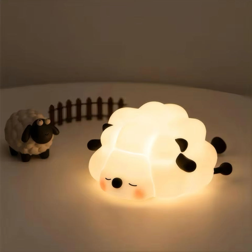 Cute LED Night Light - Silicone Animal Nightlight (Panda, Sheep, Rabbit)