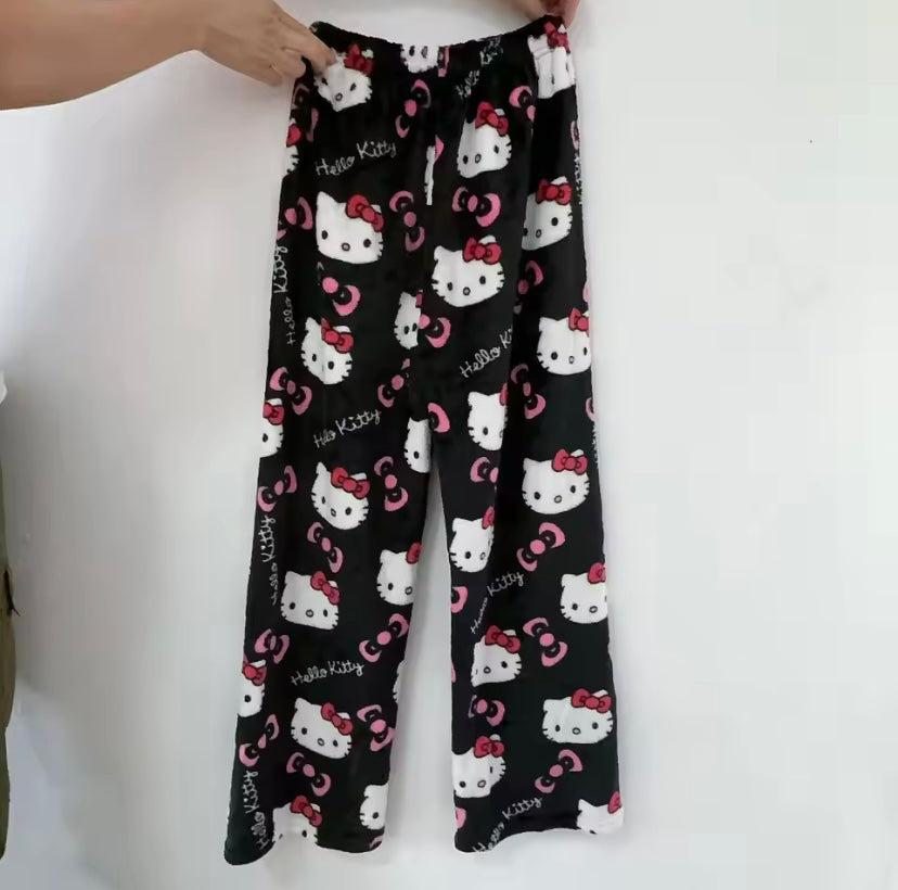 Women’s Fluffy Hello Kitty Christmas Pyjamas - Cozy Multi-Color Holiday Vibes! 🎄💖 #HelloKitty #HolidayPJs