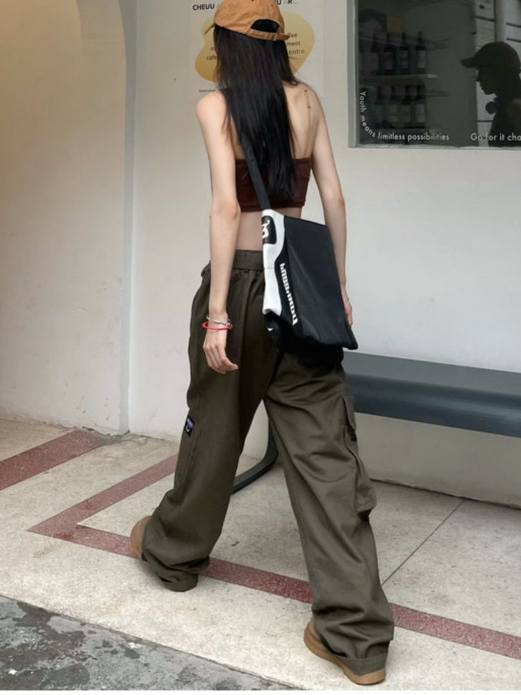 Unisex Hip-Hop Retro Cargo Pants – Baggy Streetwear with Multi-Pocket Utility 2025