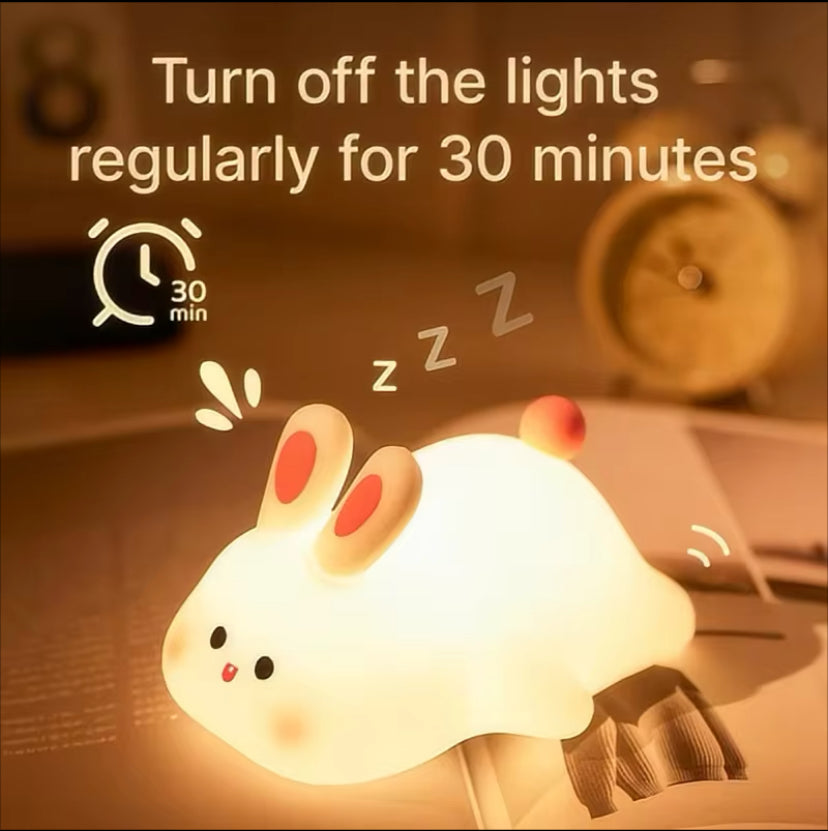 Cute LED Night Light - Silicone Animal Nightlight (Panda, Sheep, Rabbit)