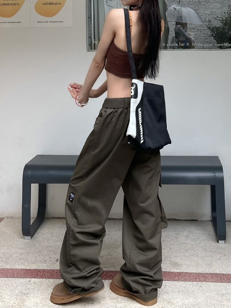 Unisex Hip-Hop Retro Cargo Pants – Baggy Streetwear with Multi-Pocket Utility 2025