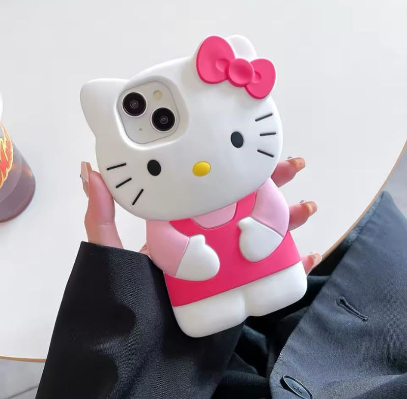 Hello Kitty Phone Case - Chic Black & White! ๐๐ฑ #HelloKitty #PhoneAccessories