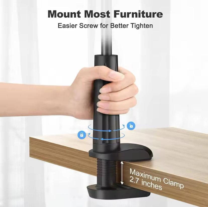 Flexible Gooseneck Phone Holder – Adjustable & Hands-Free Mount