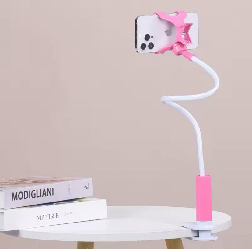 Flexible Gooseneck Phone Holder – Adjustable & Hands-Free Mount