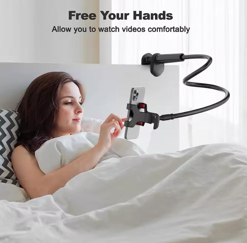 Flexible Gooseneck Phone Holder – Adjustable & Hands-Free Mount