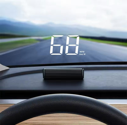 Car HUD GPS Speedometer – Digital KM/H Head-Up Display for Vehicles