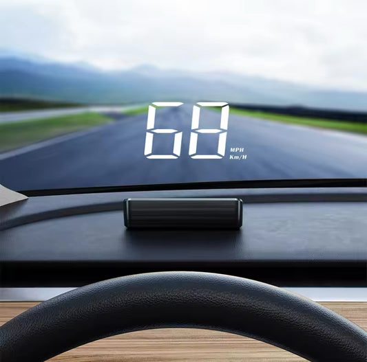 Car HUD GPS Speedometer – Digital KM/H Head-Up Display for Vehicles