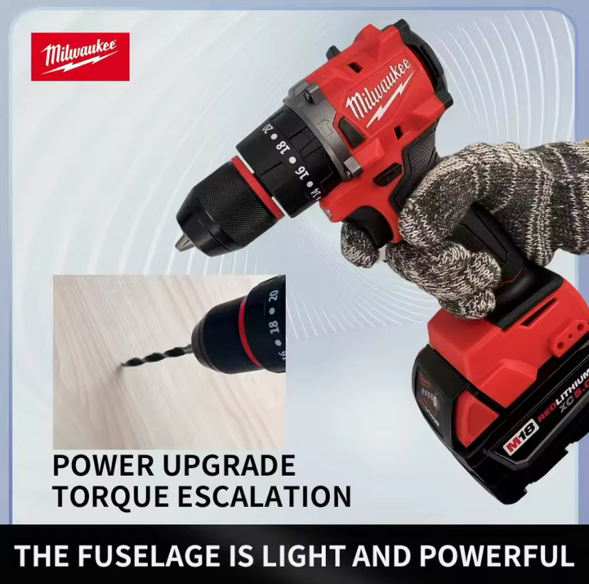 Milwaukee 18V Brushless Electric Impact Drill/Driver - 150Nm Cordless Screwdriver (Tool Only)