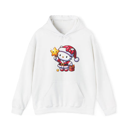 Hello Kitty Christmas Jumper- Women's Heavy Blend Hoodie with Holiday Design