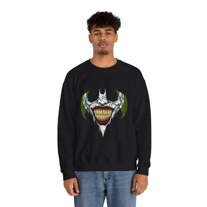 Gothic Smile Mens Crewneck Jumper - Halloween Streetwear