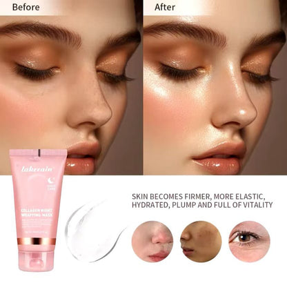 Collagen Night Mask - Wake Up to Radiant Skin! ✨🌙 #Skincare #CollagenMask