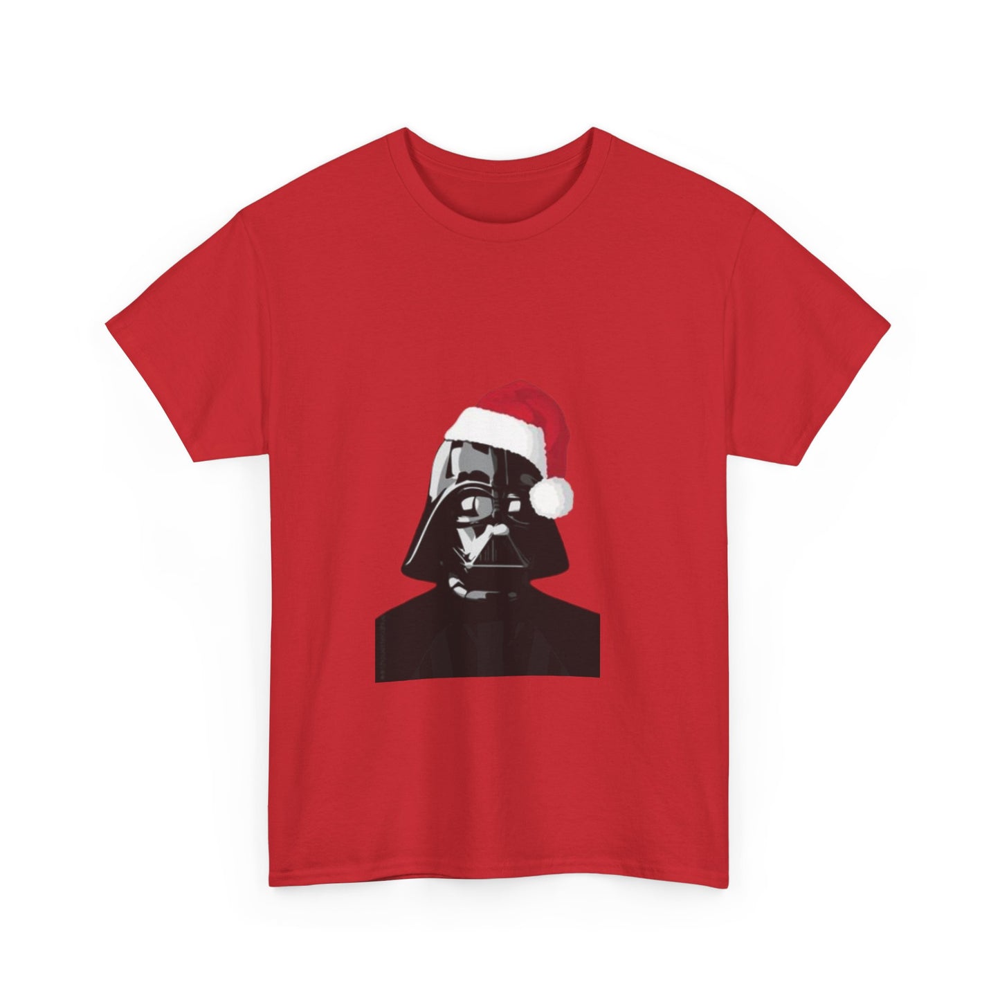 Darth Vader Christmas Tee - Mens Heavy Cotton Tee for Holidays