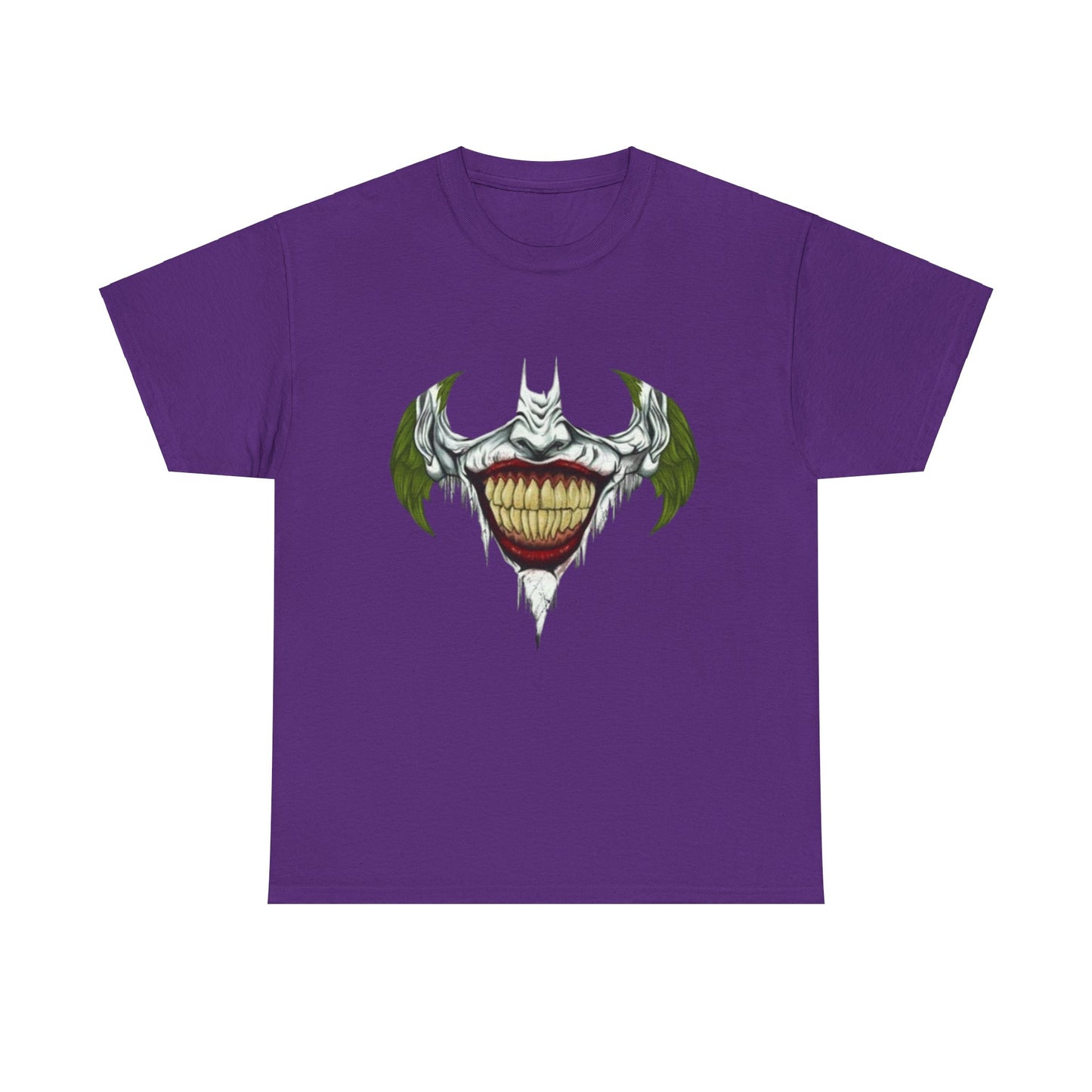 Mens Batman/Joker T-Shirt - Creepy Grin Graphic T-Shirt for Christmas, Parties & Casual Wear
