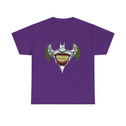 Mens Batman/Joker T-Shirt - Creepy Grin Graphic T-Shirt for Christmas, Parties & Casual Wear