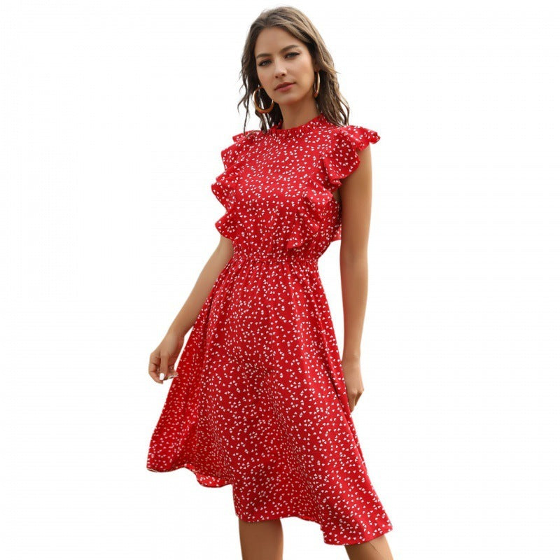 Floral Chiffon Maxi Dress for Women – Lightweight Summer Gown with Flowing Silhouette 2025