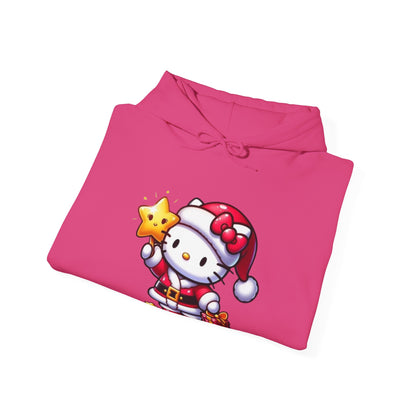 Hello Kitty Christmas Jumper- Women's Heavy Blend Hoodie with Holiday Design