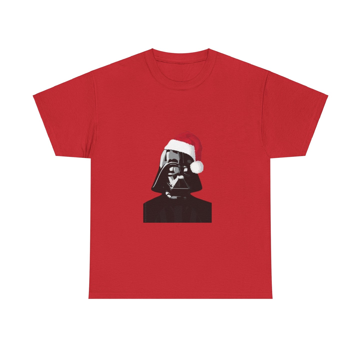 Darth Vader Christmas Tee - Mens Heavy Cotton Tee for Holidays