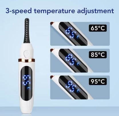 Electric Heated Eyelash Curler – Fast Heating & Long-Lasting Curl