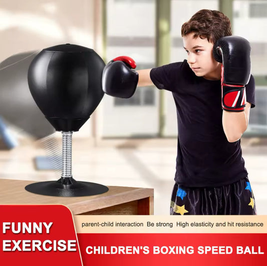 Desktop Punching Bag – PU Stress Relief Punch Ball with Suction Base