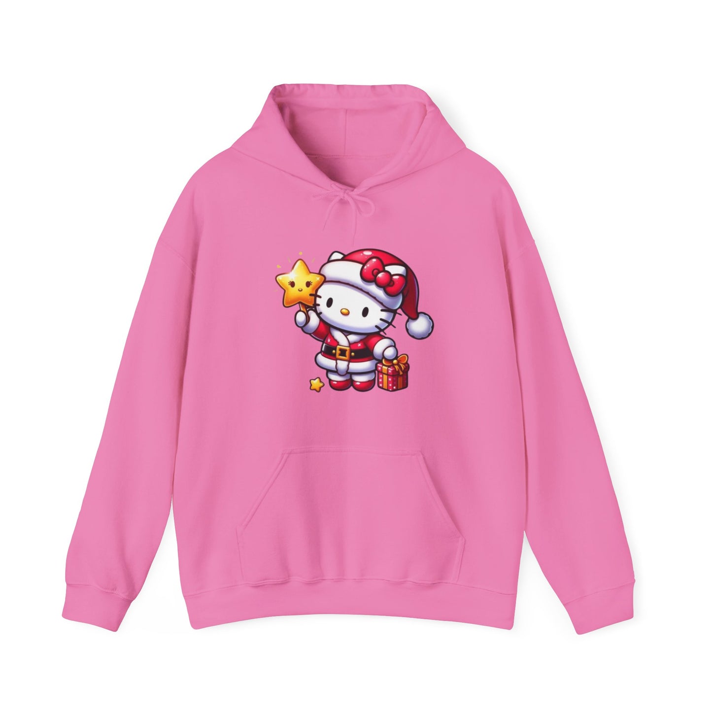 Hello Kitty Christmas Jumper- Women's Heavy Blend Hoodie with Holiday Design