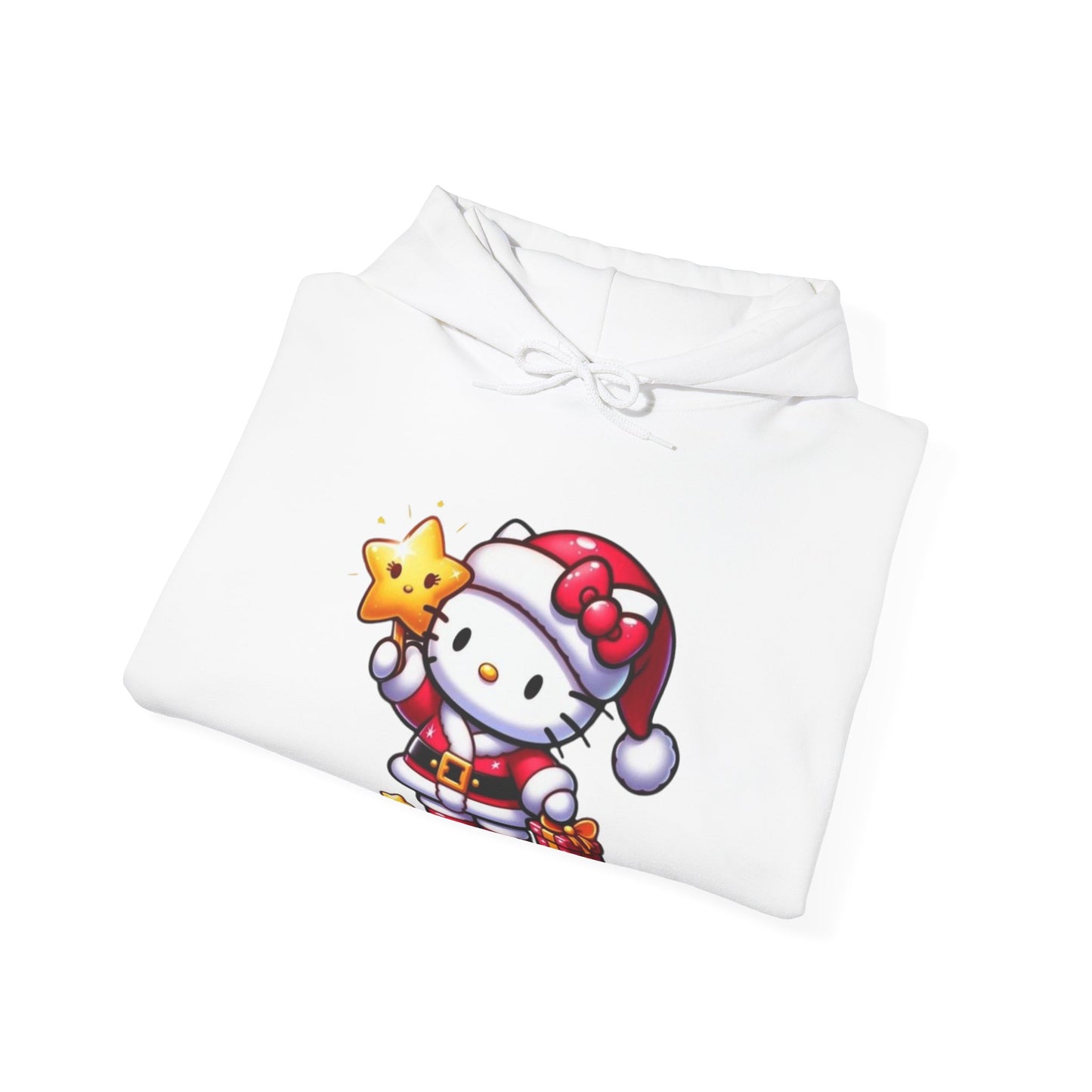 Hello Kitty Christmas Jumper- Women's Heavy Blend Hoodie with Holiday Design