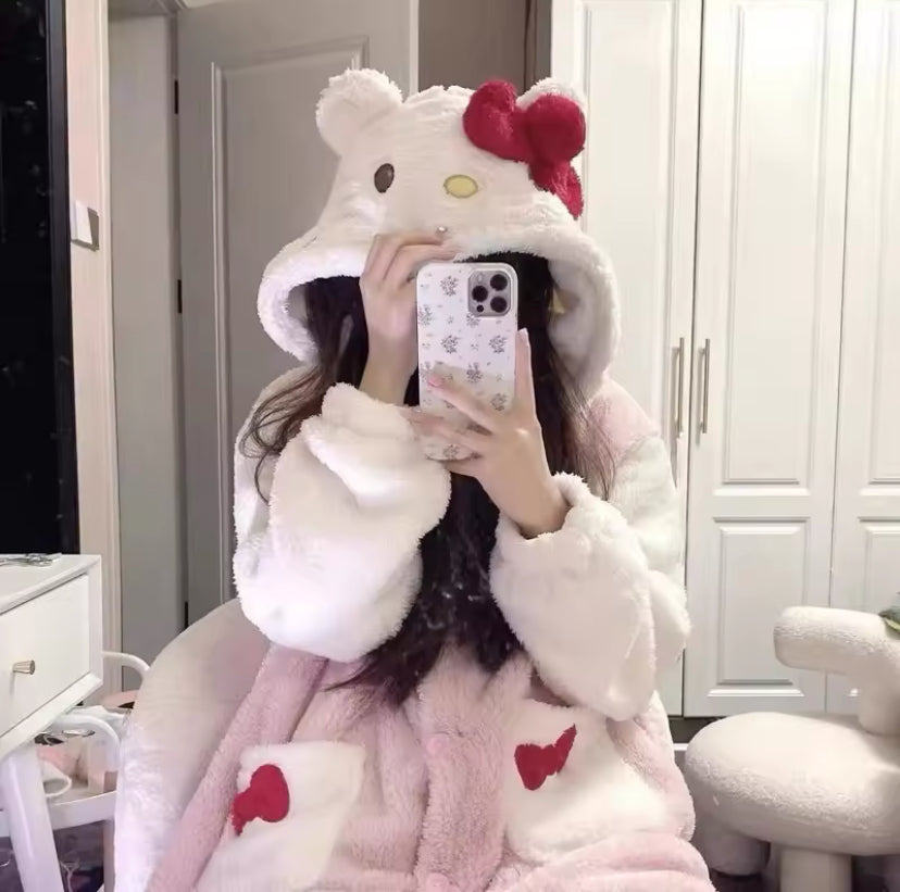 Cute Hello Kitty Nightgown: Cozy and Kawaii Sleepwear
