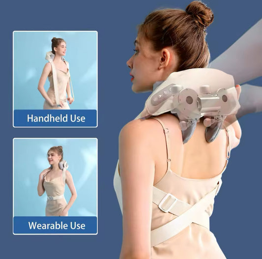 Neck & Shoulder Massager – Deep Tissue Shiatsu with Heat for Pain Relief