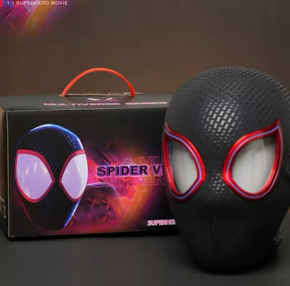 Spider Hero Cosplay Mask – Movable Eyes, Electric Blink Feature