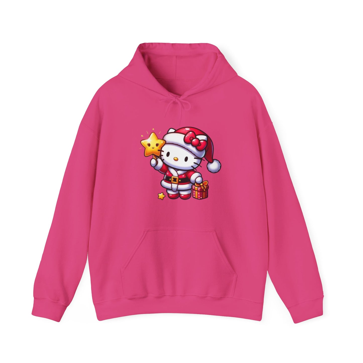 Hello Kitty Christmas Jumper- Women's Heavy Blend Hoodie with Holiday Design