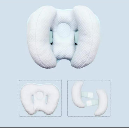 Baby Neck Support Pillow - Comfort & Alignment in Blue and Pink! 💙💖 #BabyCare #NeckSupport