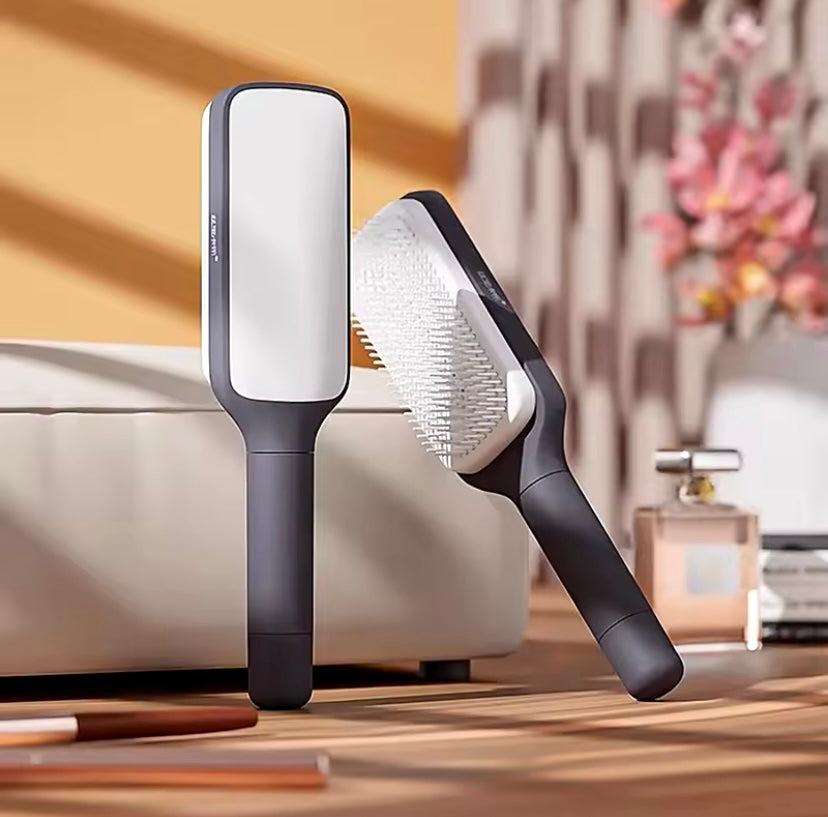 Self-Cleaning Hairbrush - Easy Cleaning & Scalp Massage! 💇‍♀️✨ #HairCare #SelfCleaningBrush