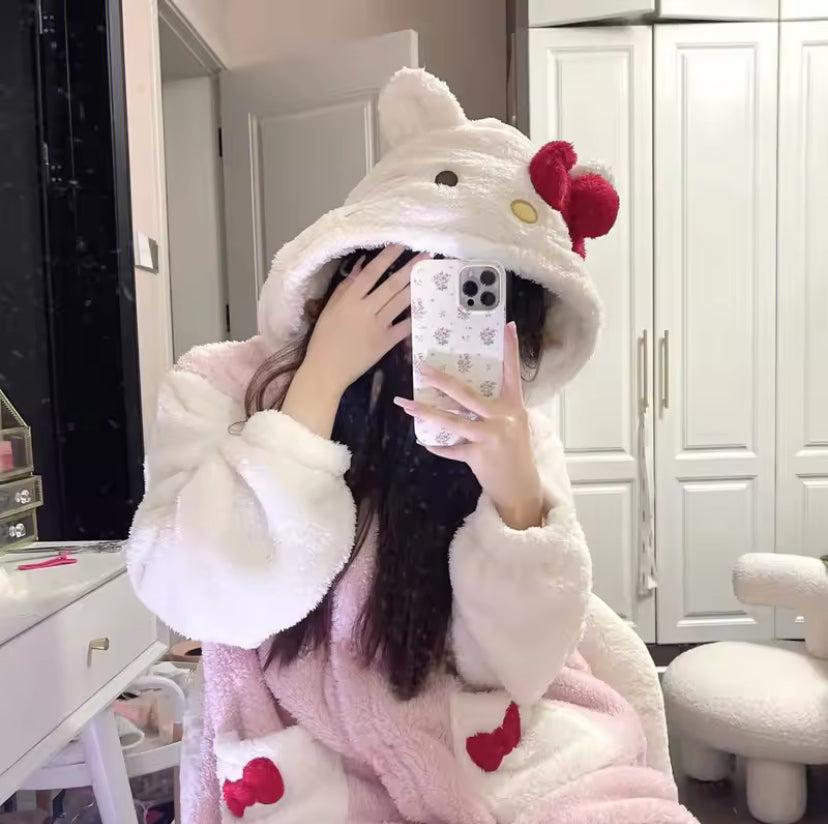 Cute Hello Kitty Nightgown: Cozy and Kawaii Sleepwear