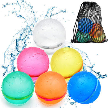PrimeFinds™ Reusable Water Balloons (12 pcs)