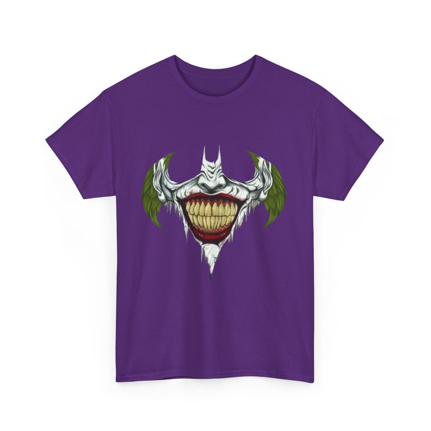 Mens Batman/Joker T-Shirt - Creepy Grin Graphic T-Shirt for Christmas, Parties & Casual Wear