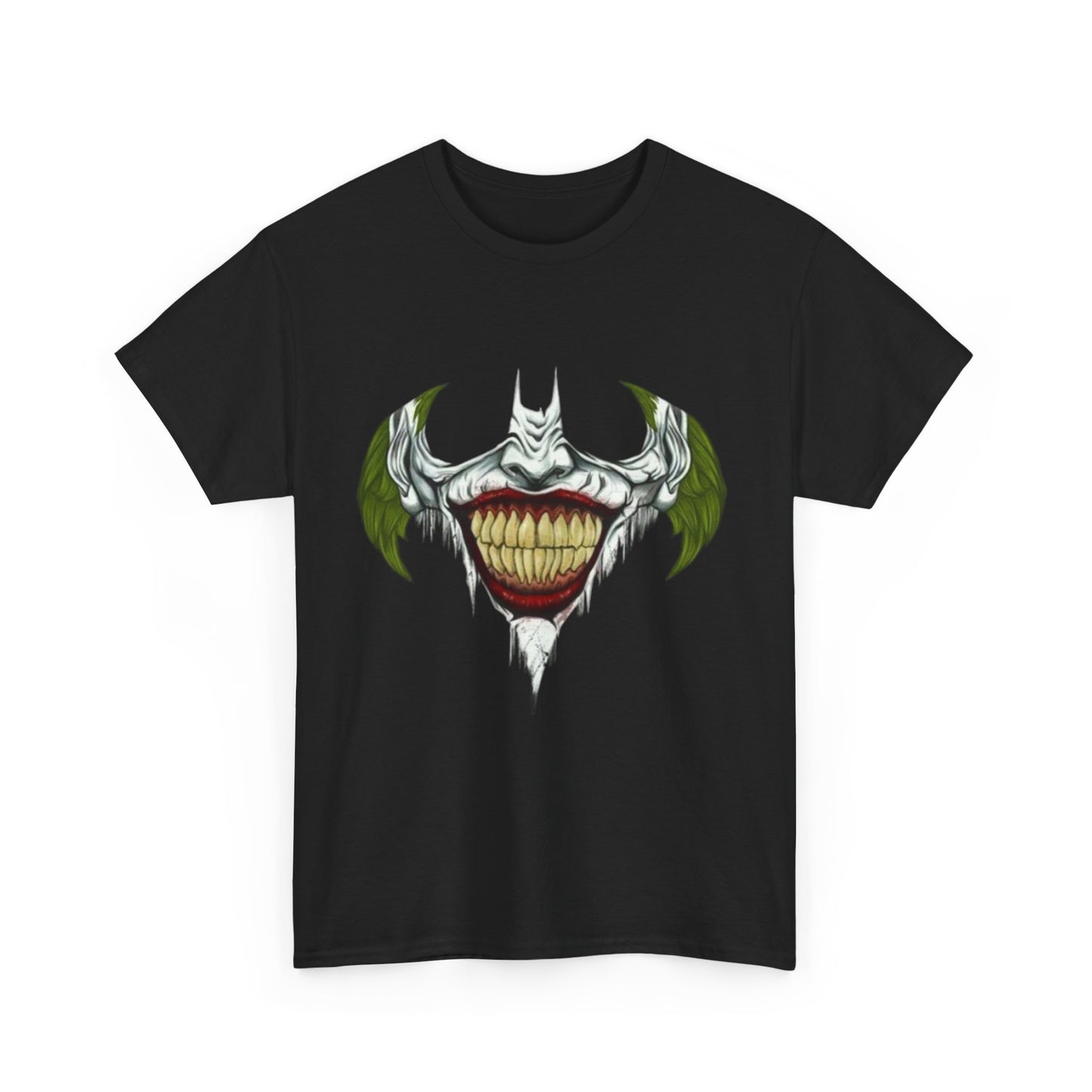 Mens Batman/Joker T-Shirt - Creepy Grin Graphic T-Shirt for Christmas, Parties & Casual Wear