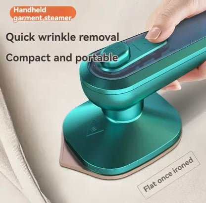 Portable Handheld Steamer - Quick Wrinkle Removal! 🧺✨ #IroningEssentials #WrinkleFree