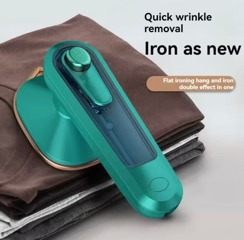 Portable Handheld Steamer - Quick Wrinkle Removal! 🧺✨ #IroningEssentials #WrinkleFree