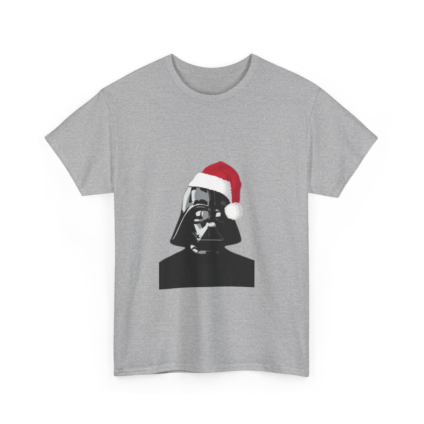 Darth Vader Christmas Tee - Mens Heavy Cotton Tee for Holidays