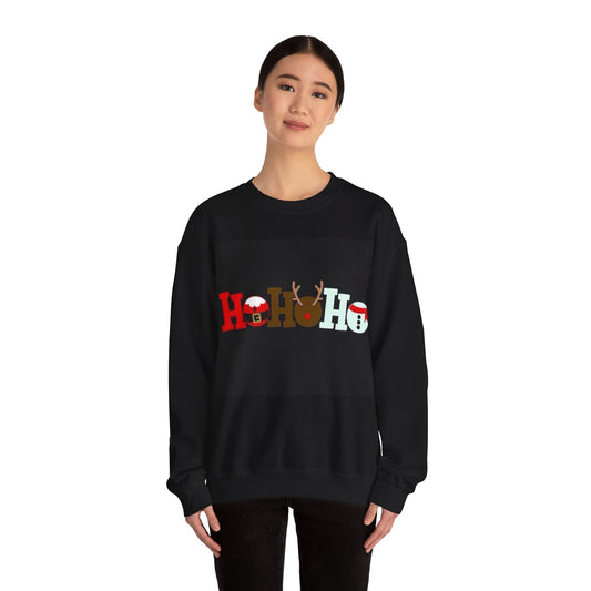 Festive ‘Ho Ho Ho’ Crewneck Sweatshirt for Women 🎅✨ #HolidaySweater #FestiveFashion