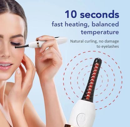 Electric Heated Eyelash Curler – Fast Heating & Long-Lasting Curl