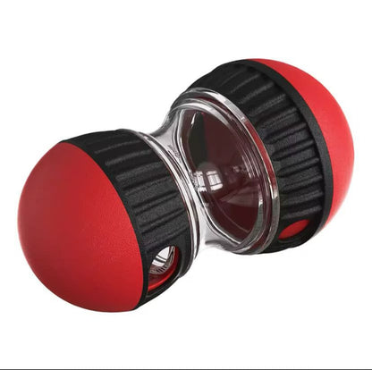"Interactive Dog Food Rolling Toy - Fun Treat Dispenser & Puzzle Feeder for Dogs"