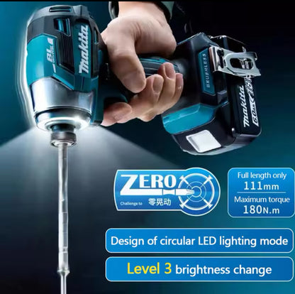 Makita DTD173 Cordless Impact Driver - 180Nm Brushless Motor (Tool Only)
