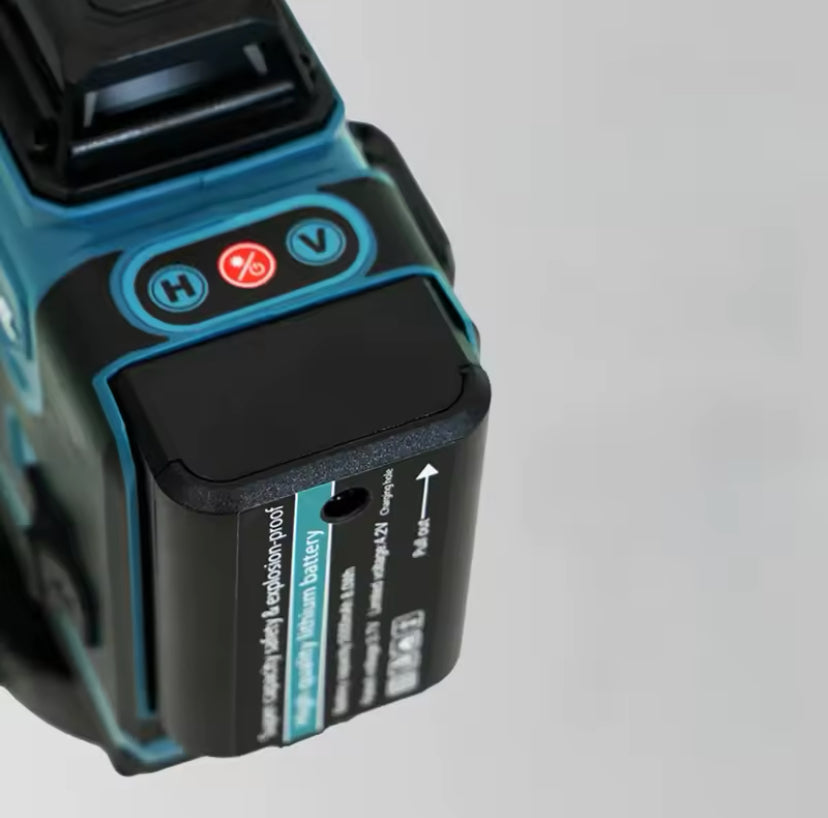 Makita High-Precision 16-Line Green Laser Level – Wall-Mounted & Portable