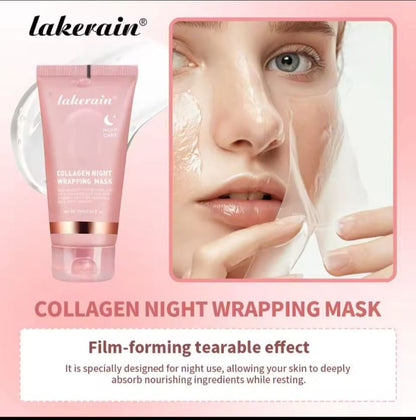 Collagen Night Mask - Wake Up to Radiant Skin! ✨🌙 #Skincare #CollagenMask