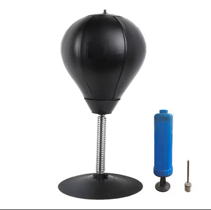 Desktop Punching Bag – PU Stress Relief Punch Ball with Suction Base