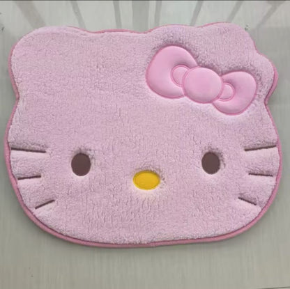 Hello Kitty Pink & White Rug - Cozy Kawaii Vibes! 🎀💖 #HelloKitty #RoomDecor