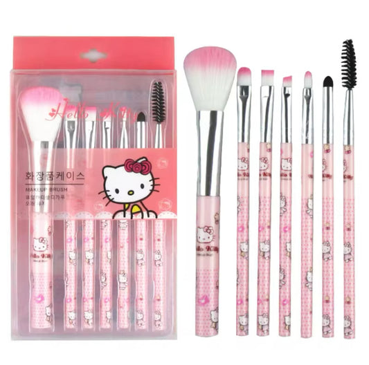 Cute Hello Kitty Makeup Brush Set: Kawaii Tools for Flawless Beauty