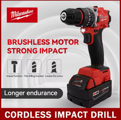 Milwaukee 18V Brushless Electric Impact Drill/Driver - 150Nm Cordless Screwdriver (Tool Only)