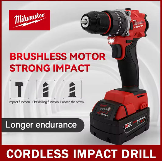 Milwaukee 18V Brushless Electric Impact Drill/Driver - 150Nm Cordless Screwdriver (Tool Only)