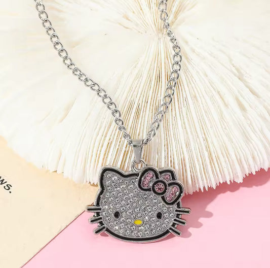 Charming Hello Kitty Pendant Necklace for a Touch of Kawaii Style!